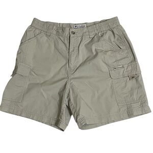 COLUMBIA Women’s Tan/Khaki Cotton Outdoor Camp Short 6” Inseam Size Medium
